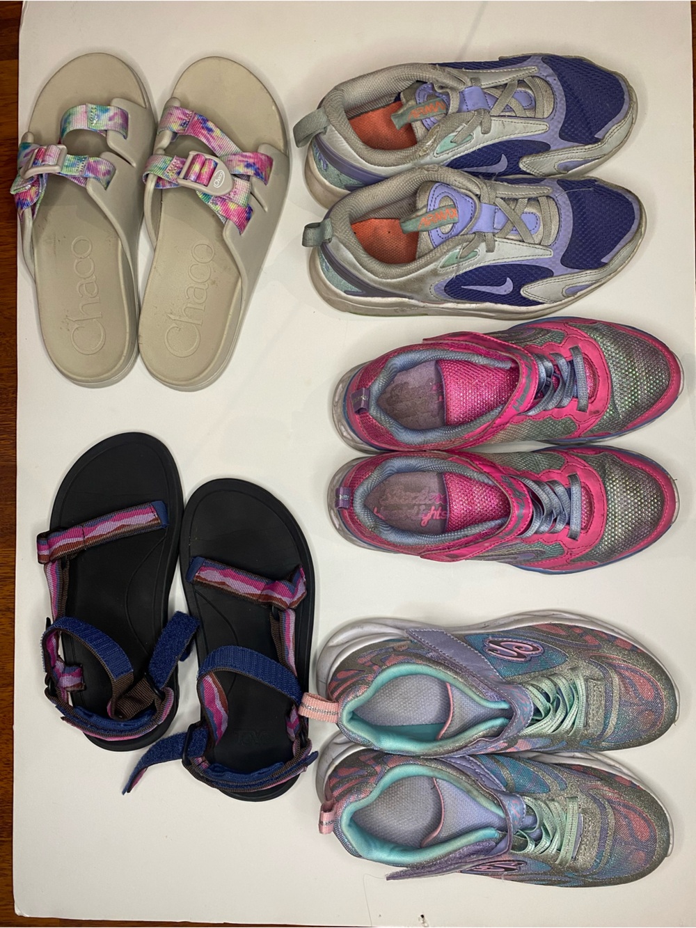 Lot of tween girls shoes